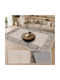 Homeone M216 Rectangular Rug with Fringes Ecru 120x160cm