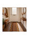 vidaXL Flornes Leather Runner Rug Brown 67x250cm
