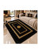 My Home Luxury Luxury Rechteckiger Shaggy-Teppich Schwarz 120x180cm