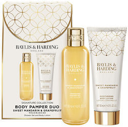 Baylis & Harding Комплект за хидратация и почистване на тялото Body Pamper Duo Сладка мандарина и грейпфрут 2 бр