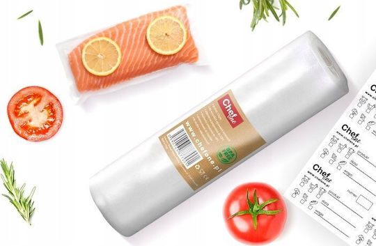 Royal Catering Glatte Vakuumbeutel für Vakuumiergeräte 3000 x 120 mm 1 Rolle