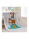 Rythmos Fleece Cot Blanket Multicolour 110x140cm