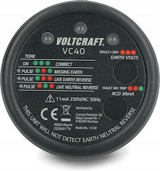 Voltcraft Detector de Tensiune AC CAT II cu Interval de Măsurare 50 - 300 V