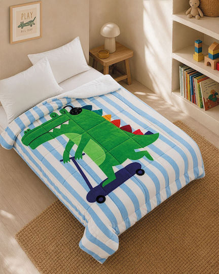 Rythmos Fleece Blanket Blue-Green 220x160cm Rythmos Fleece Blanket Blue-Green 220x160cm