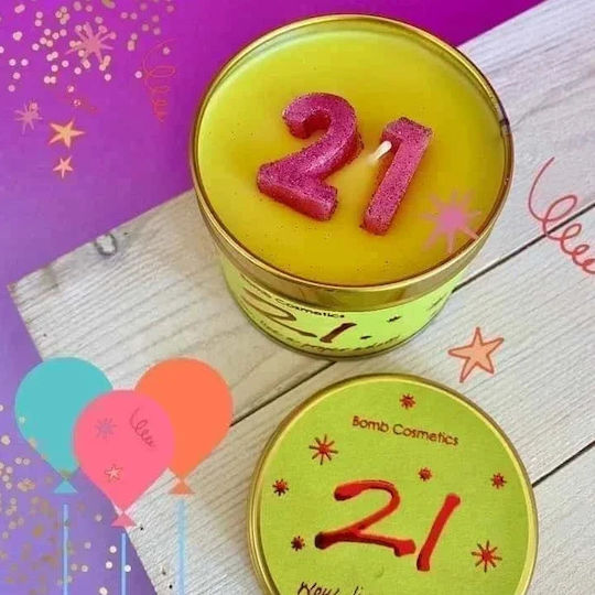 Bomb Cosmetics Decorative Candle in Metal Box Green 180g