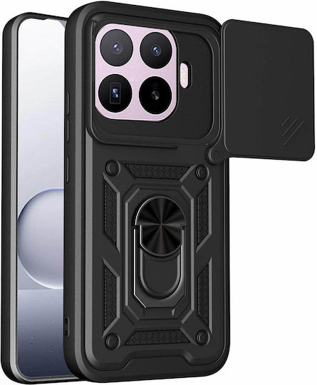 Bodycell Husă Slide Cover Back Cover Neagră (Xiaomi 17T)