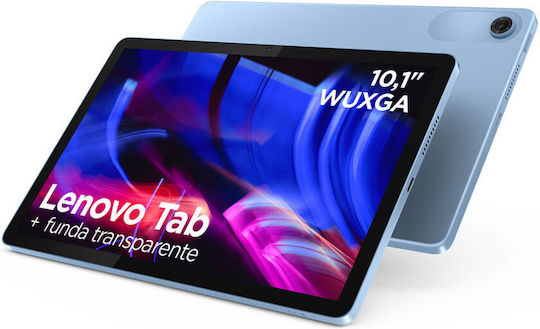 Lenovo Tab 10.1" (4GB/128GB/Clear Case with Built-in Kickstand) Polar Blue