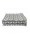 SpitiBazaar 3-Piece Chenille Throws Set Grey