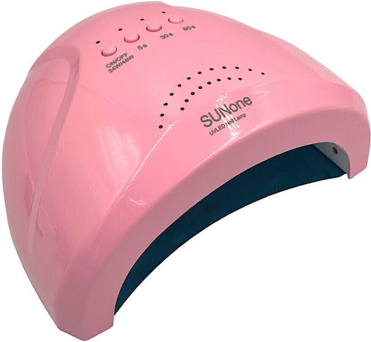 SUN ONE UV Sun One Lampă UV / LED Reîncărcabilă pentru Unghii, cu Baterie, 48W, Roz