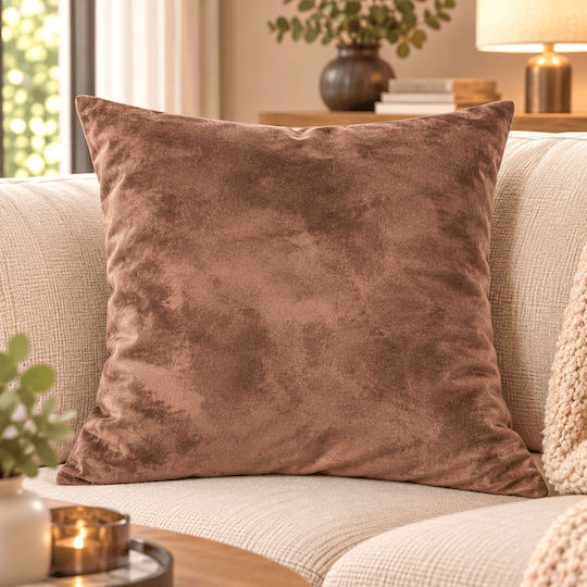 Mia Home Μαξιλαροθήκη Mocca 45x45εκ.