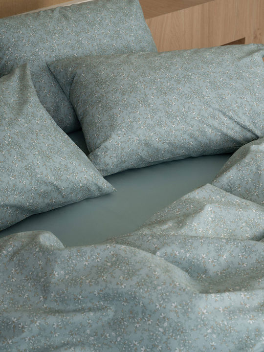 Sunshine Feelings Aqua Pillowcase Set 50x70cm