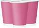 Unique Industries Fuchsienfarbener Pappbecher 270 ml 14 Stück