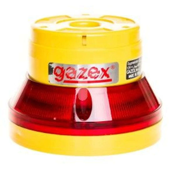 Gazex Alarmleuchte für Alarmsysteme mit Rotem LED-Licht 12 V