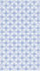 Sidirela E-3119-1 Transparent Bathtub Mat with Suction Cups 36x68 cm