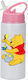 Παγούρι Winnie Pooh 600ml Λευκό Ροζ Καπάκι