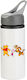 Trinkflasche Winnie Pooh 600 ml Weiß mit grauem Deckel