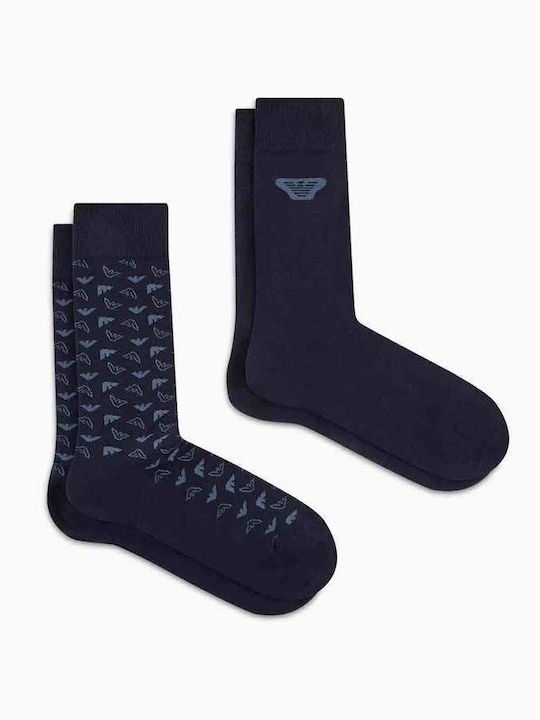 Emporio Armani Herren Socken Marine 2er-Pack