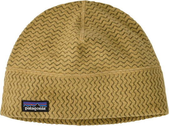 Unisex Knitted Beanie in Yellow