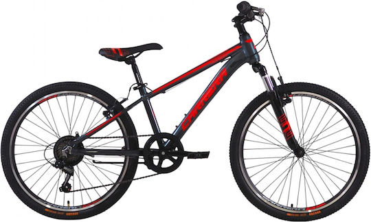 Carrera 24" Παιδικό Mountain Bike με Σκελετό Αλουμινίου Γκρι