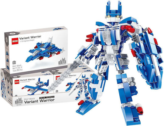 ToyMarkt Конструктор Variant Warrior 8 в 1 за 6+ Години 82 Части