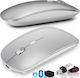 Mouse Bluetooth Ergonomic Wireless Gri Deschis