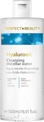 Farmona Hyaluronic Perfect Beauty Мицеларна Вода за Премахване на Грим от Лице, Очи и Устни с Хидратиращо Действие 500 мл