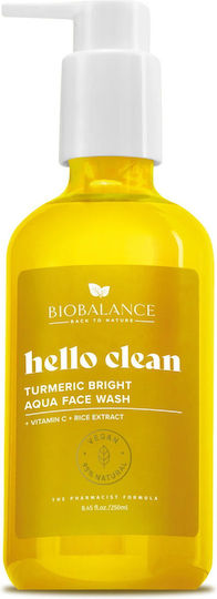 Alpaya Dermaceuticals Turmeric Bright Gel de Curățare și Demachiere a Feței pentru Strălucire 250 ml