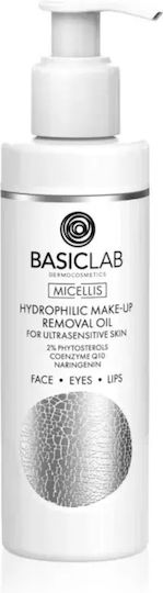 BasicLab Oil Λάδι Καθαρισμού & Ντεμακιγιάζ Προσώπου με Ενυδατική & Καταπραυντική δράση 200ml