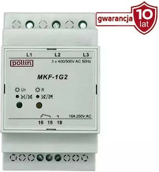Pollin Single-Phase Rail-Mounted Voltage Monitor 1-00020-79972