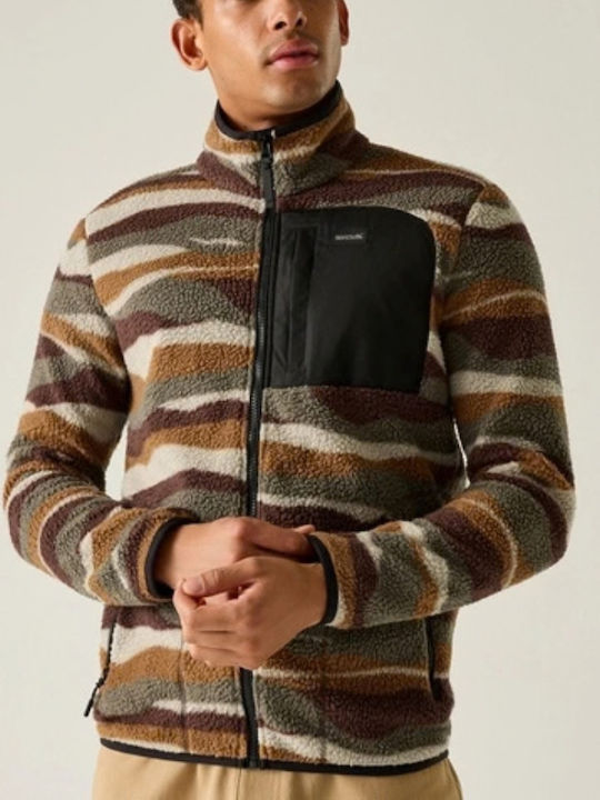 Frankie Borg Herren-Fleecejacke Mehrfarbig