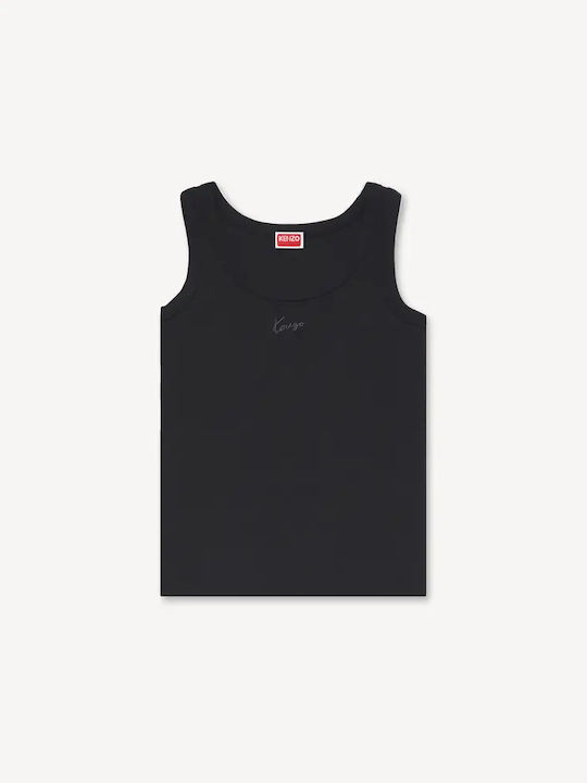 Kenzo Signature Women's Sleeveless Black Cotton...