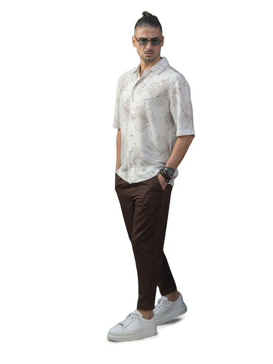Henry Clothing Men's Brown Trousers