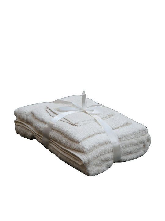 4-teiliges Badetuch-Set Bio Beige, Gewicht 600 ...