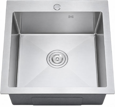 Finetto Вградена Кухненска Мивка Inox Сатенена Д50xШ50cm Сребриста 8024827364000 Finetto Вградена Кухненска Мивка Inox Сатенена Д50xШ50cm Сребриста 8024827364000