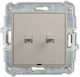 Karlik Mini 60mwpus-8 Rollladenschalter mit 2 Tasten und Hebel 10AX Taupe