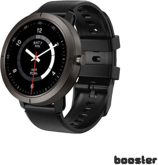 Booster Impera Pro Aluminum Waterproof Smartwatch with Heart Rate Monitor (Space Titanium)