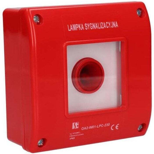 Spamel Lampă Indicatoare de Bord Simplă Roșie