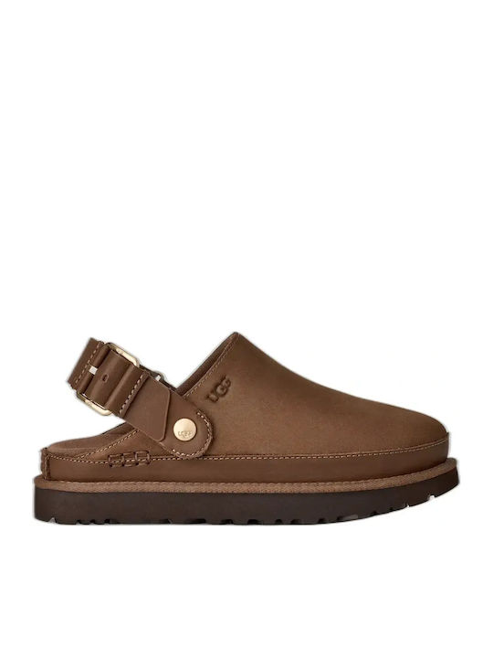 UGG Goldenstar Δερμάτινες Σαμπό Γυναικείες Παντ...