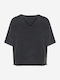 Damen-T-Shirt Schwarz