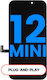 LCD-Baugruppe iPhone 12 mini Aftermarket Aq7 3.0