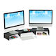 Relaxdays Suport de Birou pentru 2 Monitoare (10039881)