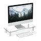 Relaxdays Suport de Birou pentru Monitor Transparent (10027844_535)