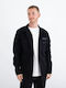 Long Sleeve Black Overshirt