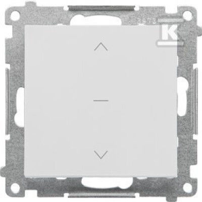 Kontakt-Simon Recessed Roller Shutter Wall Switch Without Frame Grey