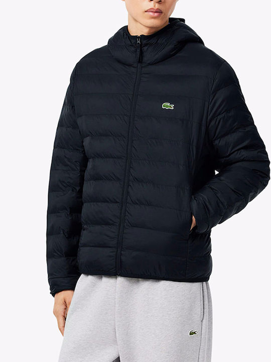 Wasserdichte und Winddichte Pufferjacke Schwarz