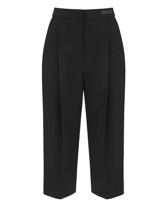 Damen-Stoffhose Schwarz