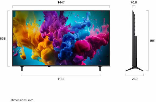 Televizor Smart 65" 4K UHD QNED evo AI QNED8M HDR (2026) 65QNED8MB6C