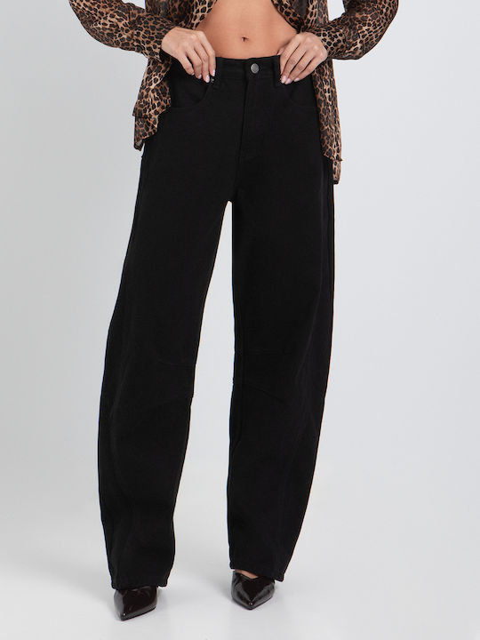 High Rise Women's Black Jeans