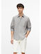 Long-Sleeve Shirt in Regular Fit Grey