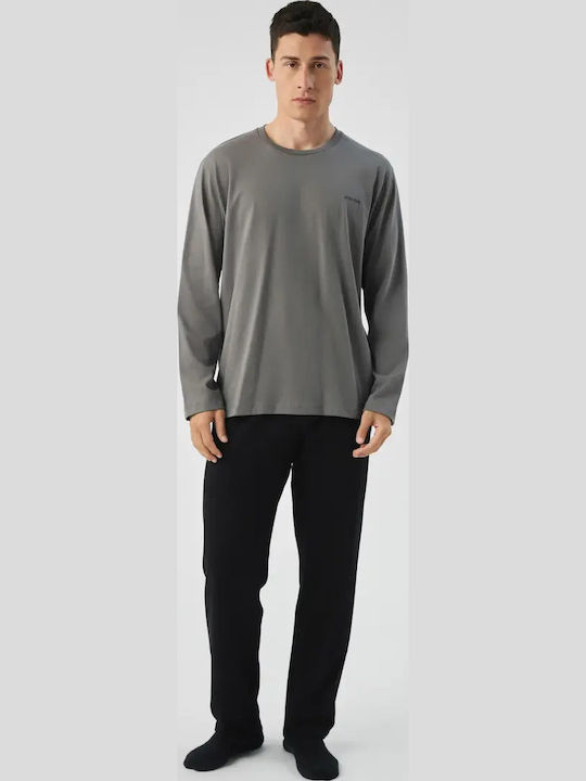Minerva Winter Men's Pyjamas Grey